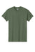 Gildan 5000 Mens Short Sleeve Crewneck T-Shirt Military Green Flat Front
