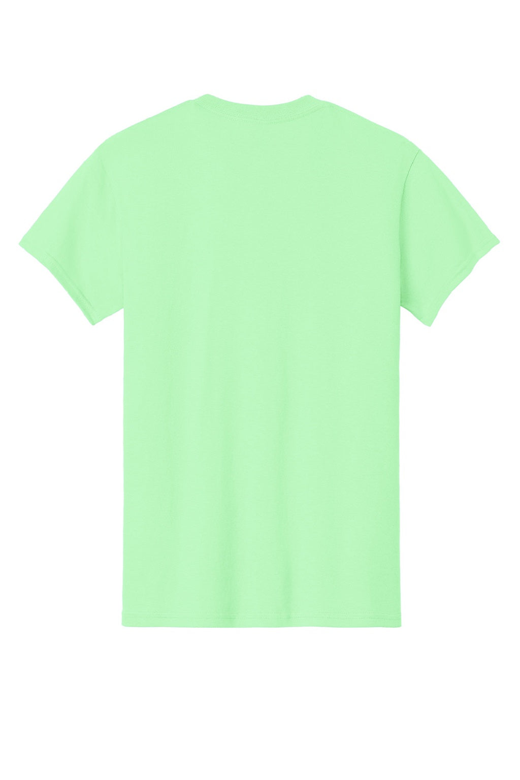Gildan 5000 Mens Short Sleeve Crewneck T-Shirt Mint Green Flat Back