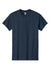 Gildan 5000 Mens Short Sleeve Crewneck T-Shirt Navy Blue Flat Front