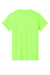 Gildan 5000 Mens Short Sleeve Crewneck T-Shirt Neon Green Flat Back