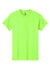 Gildan 5000 Mens Short Sleeve Crewneck T-Shirt Neon Green Flat Front