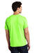 Gildan 5000 Mens Short Sleeve Crewneck T-Shirt Neon Green Model Back