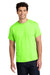 Gildan 5000 Mens Short Sleeve Crewneck T-Shirt Neon Green Model Front