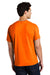 Gildan 5000 Mens Short Sleeve Crewneck T-Shirt Safety Orange Model Back