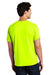Gildan 5000 Mens Short Sleeve Crewneck T-Shirt Safety Green Model Back