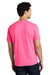 Gildan 5000 Mens Short Sleeve Crewneck T-Shirt Safety Pink Model Back