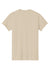 Gildan 5000 Mens Short Sleeve Crewneck T-Shirt Sand Flat Back