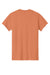Gildan 5000 Mens Short Sleeve Crewneck T-Shirt Sunset Orange Flat Back