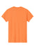 Gildan 5000 Mens Short Sleeve Crewneck T-Shirt Tangerine Orange Flat Back