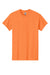 Gildan 5000 Mens Short Sleeve Crewneck T-Shirt Tangerine Orange Flat Front