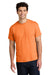 Gildan 5000 Mens Short Sleeve Crewneck T-Shirt Tangerine Orange Model Front