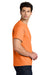 Gildan 5000 Mens Short Sleeve Crewneck T-Shirt Tangerine Orange Model Side