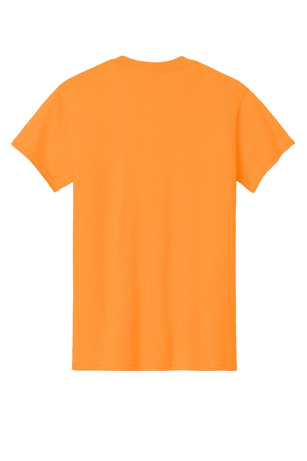 Gildan 5000 Mens Short Sleeve Crewneck T-Shirt Tennessee Orange Flat Back