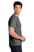 Gildan 5000 Mens Short Sleeve Crewneck T-Shirt Charcoal Grey Model Side