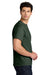 Gildan 5000 Mens Short Sleeve Crewneck T-Shirt Forest Green Model Side