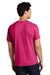 Gildan 5000 Mens Short Sleeve Crewneck T-Shirt Heliconia Pink Model Back