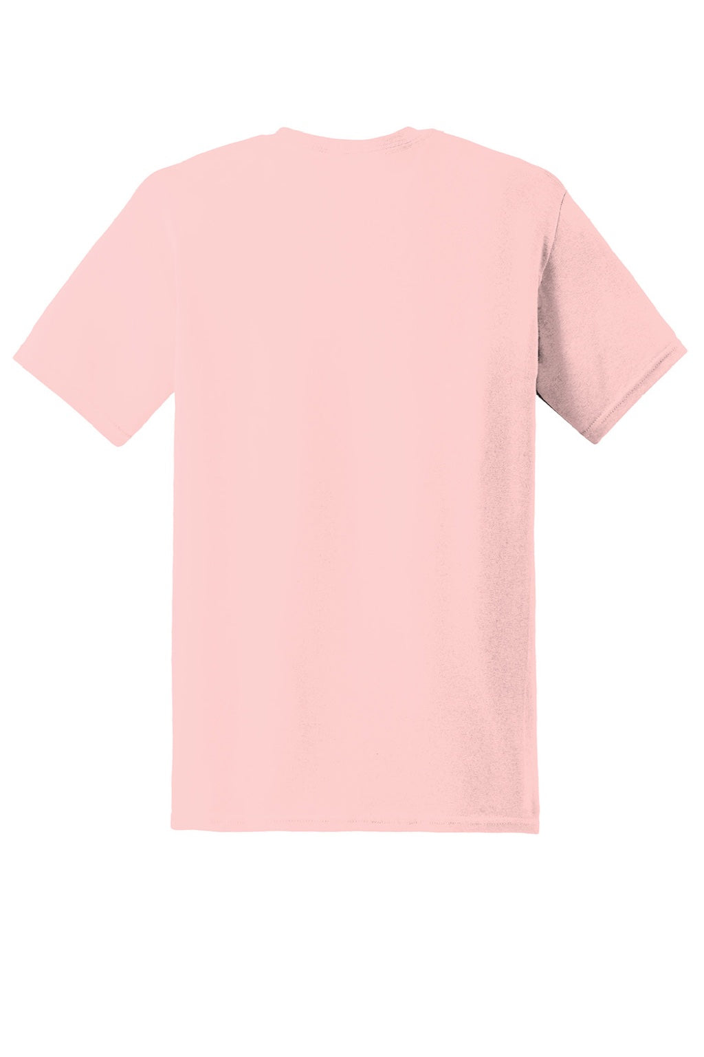 Gildan 5000 Mens Short Sleeve Crewneck T-Shirt Light Pink Flat Back