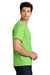 Gildan 5000 Mens Short Sleeve Crewneck T-Shirt Lime Green Model Side