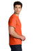 Gildan 5000 Mens Short Sleeve Crewneck T-Shirt Orange Model Side