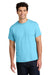 Gildan 5000 Mens Short Sleeve Crewneck T-Shirt Sky Blue Model Front