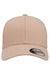 Flexfit Hats 5001 Mens Stretch Fit Hat Khaki Brown Flat Front