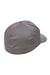 Flexfit Hats 5001 Mens Stretch Fit Hat Grey Flat Back