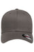 Flexfit Hats 5001 Mens Stretch Fit Hat Dark Grey Flat Front