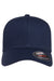 Flexfit Hats 5001 Mens Stretch Fit Hat Navy Blue Flat Front
