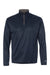 Badger 4102 Mens B-Core Moisture Wicking 1/4 Zip Pullover Navy Blue/Graphite Grey Flat Front