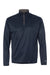 Badger 4102 Mens B-Core Moisture Wicking 1/4 Zip Sweatshirt Navy Blue/Graphite Grey Flat Front
