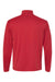 Badger 4102 Mens B-Core Moisture Wicking 1/4 Zip Pullover Red/Graphite Grey Flat Back