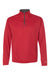 Badger 4102 Mens B-Core Moisture Wicking 1/4 Zip Pullover Red/Graphite Grey Flat Front