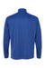 Badger 4102 Mens B-Core Moisture Wicking 1/4 Zip Sweatshirt Royal Blue/Graphite Grey Flat Back
