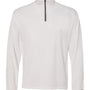 Badger Mens B-Core Moisture Wicking 1/4 Zip Sweatshirt - White/Graphite Grey - NEW