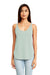 Next Level 5033 Womens Festival Tank Top Stonewashed Green Model Front