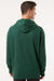 Independent Trading Company SS4500 Mens Hooded Sweatshirt Hoodie w/ Pouch Pocket Forest Green Model Back