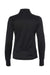 Independent Trading Company EXP60PAZ Womens Poly Tech Full Zip Track Jacket Black Flat Back