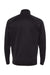 Independent Trading Co. EXP70PTZ Mens Poly Tech Full Zip Track Jacket Black/White Flat Back
