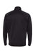 Independent Trading Company EXP70PTZ Mens Poly Tech Full Zip Track Jacket Black/White Flat Back