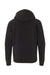 Independent Trading Co. PRM15YSB Youth Special Blend Raglan Hooded Sweatshirt Hoodie Black Flat Back