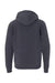 Independent Trading Company PRM15YSB Youth Special Blend Raglan Hooded Sweatshirt Hoodie w/ Pouch Pocket Midnight Navy Blue Flat Back