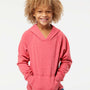 Independent Trading Co. Youth Special Blend Raglan Hooded Sweatshirt Hoodie - Pomegranate - NEW