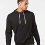 Independent Trading Co. Mens French Terry Hooded Sweatshirt Hoodie - Black - NEW