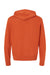 Independent Trading Co. PRM90HT Mens French Terry Hooded Sweatshirt Hoodie Heather Burnt Orange Flat Back