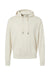 Independent Trading Co. PRM90HT Mens French Terry Hooded Sweatshirt Hoodie Heather Oatmeal Flat Front