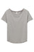 Alternative AA5064/5064BP Womens Backstage Vintage Short Sleeve Crewneck T-Shirt Smoke Grey Flat Front