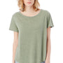 Alternative Womens Backstage Vintage Short Sleeve Crewneck T-Shirt - Vintage Pine Green