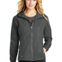 Eddie Bauer Womens Packable Wind Resistant Full Zip Hooded Jacket - Steel Grey