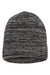 Sportsman Hats SP03 Unisex Marled Beanie Grey/Charcoal Grey Flat Front