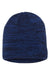 Sportsman Hats SP03 Unisex Marled Beanie Royal Blue/Navy Blue Flat Front